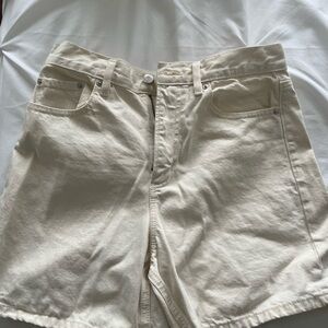 Dynamite Men's Off-White Jean Shorts